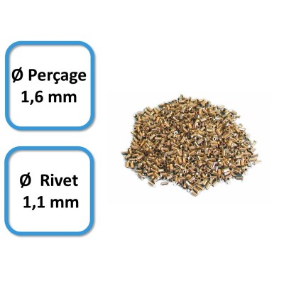 bte 100 rivets Ø 1.1 mm,...