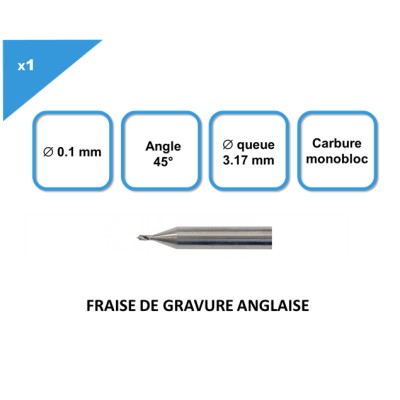 Fraise pour gravure PCB...