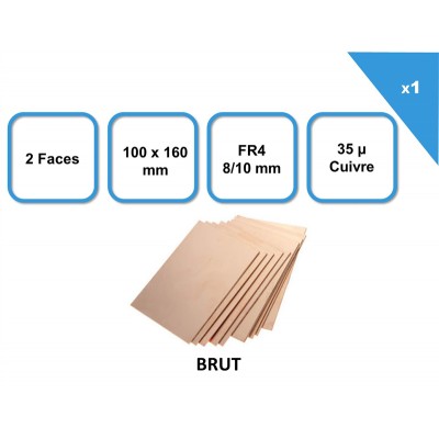 FR4 brut 2F 8/10 35µ 100 x...