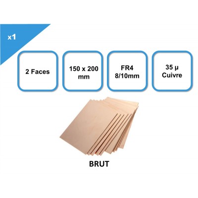 FR4 brut 2F 8/10 35µ 150 x...